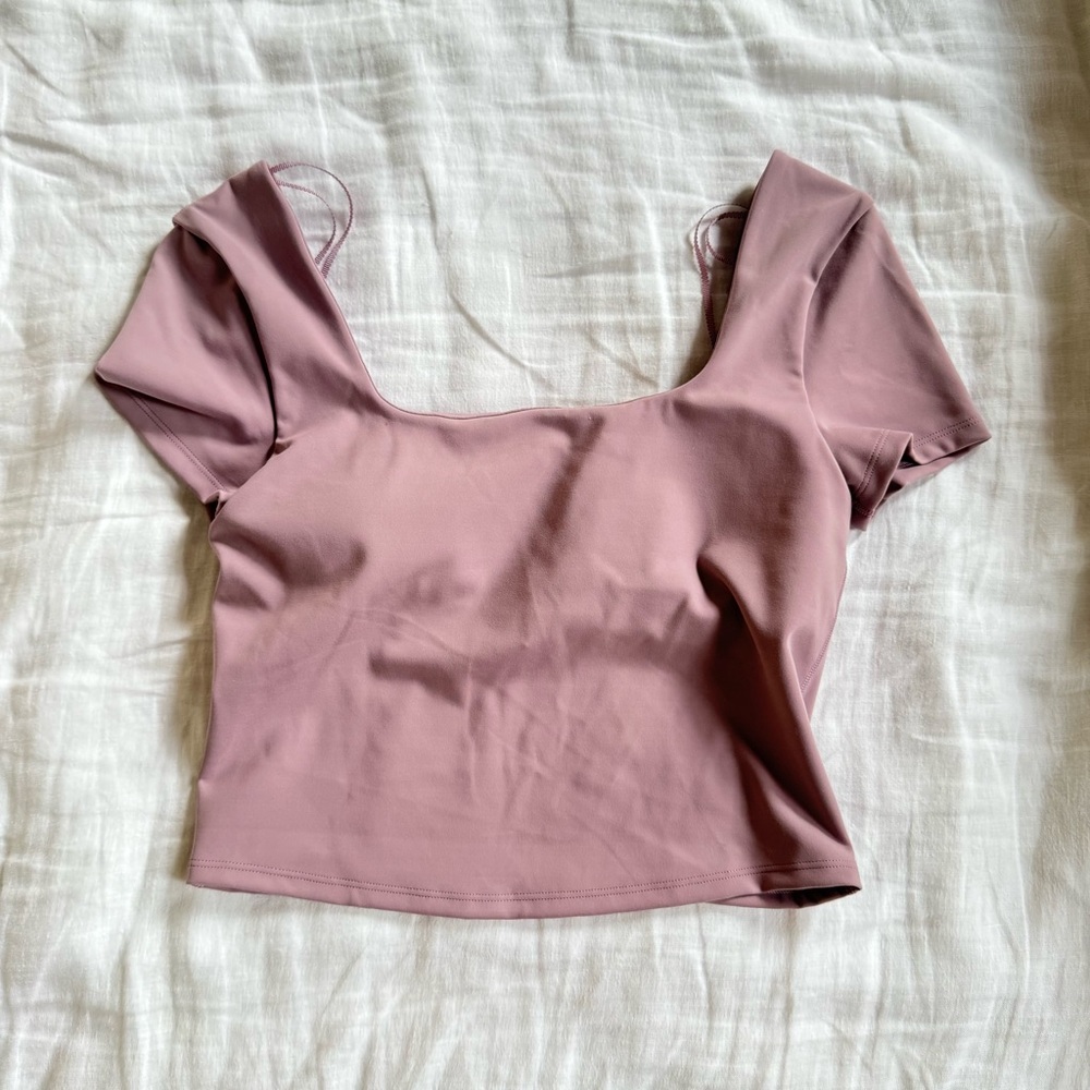Lululemon Athletica Light Purple Crop Top
